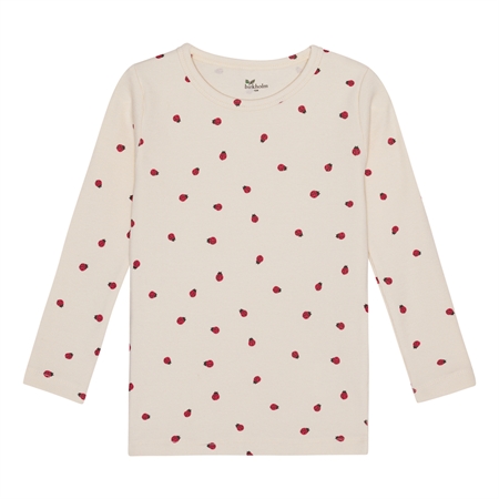 Rib Bluse Mariehøner fra Birkholm