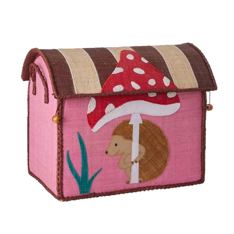 Raffia Opbevaringshus   Happy Forest   Lille fra Rice