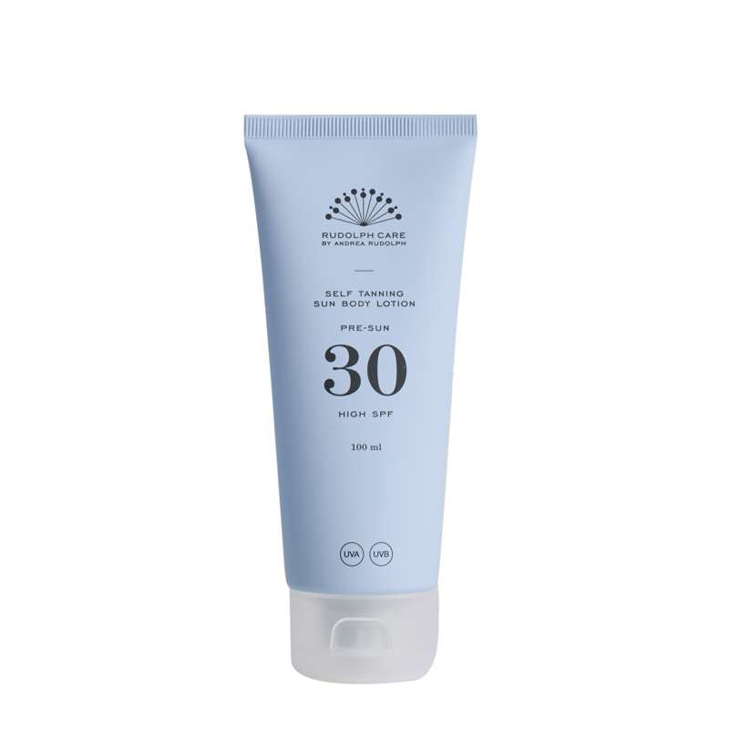 Self Tanning Sun Body Lotion Spf30   100ml fra Rudolph Care