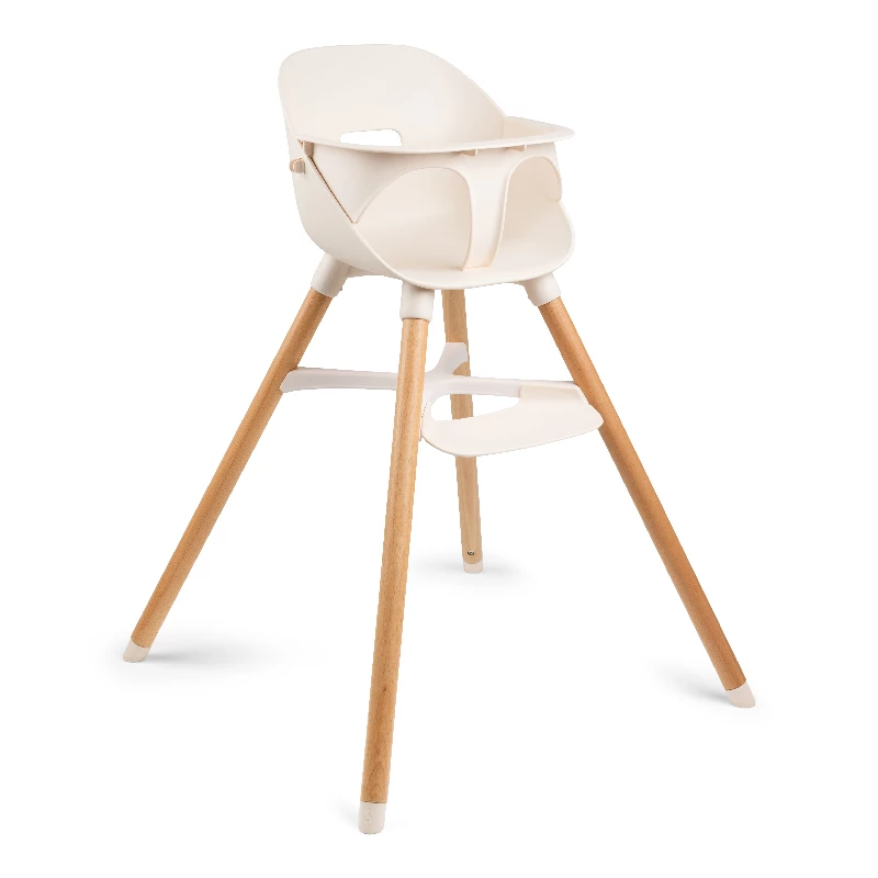 Højstol Inkl. Newborn   Pearl White   Olive Beige fra Ziza