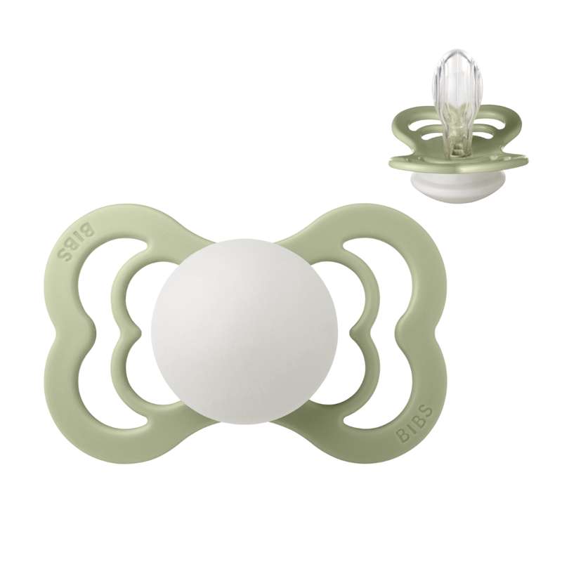 Supreme Sut   Str. 2   Silikone   Glow   Sage fra Bibs