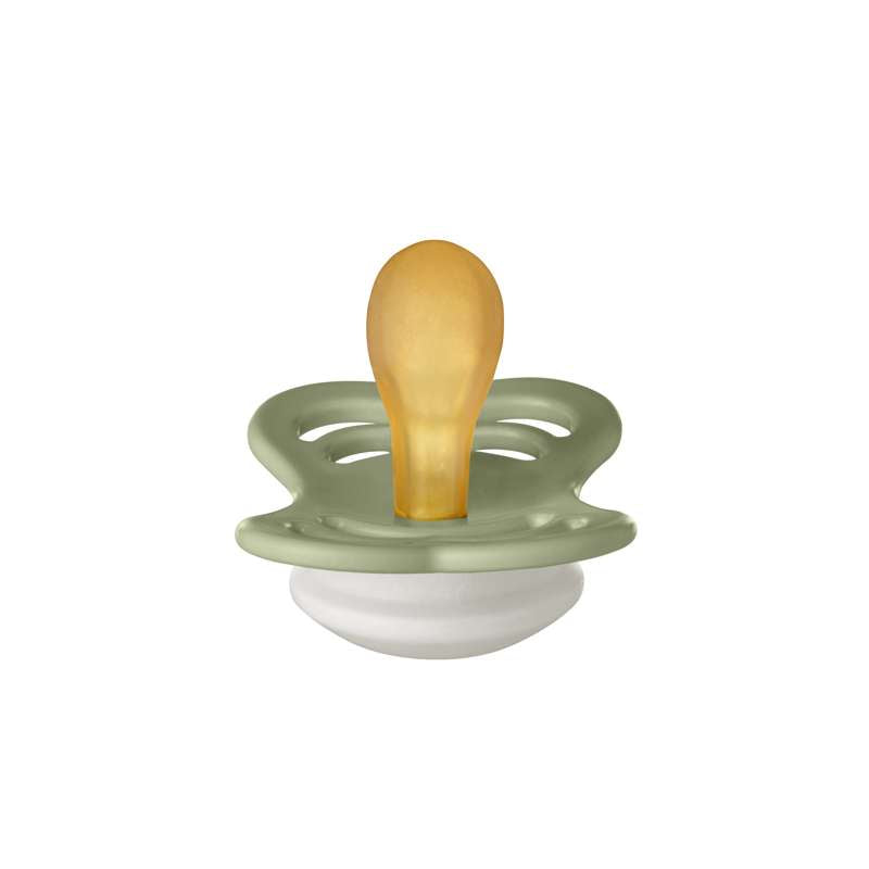 Supreme Sut   Str. 1   Naturgummi   Glow   Sage fra Bibs