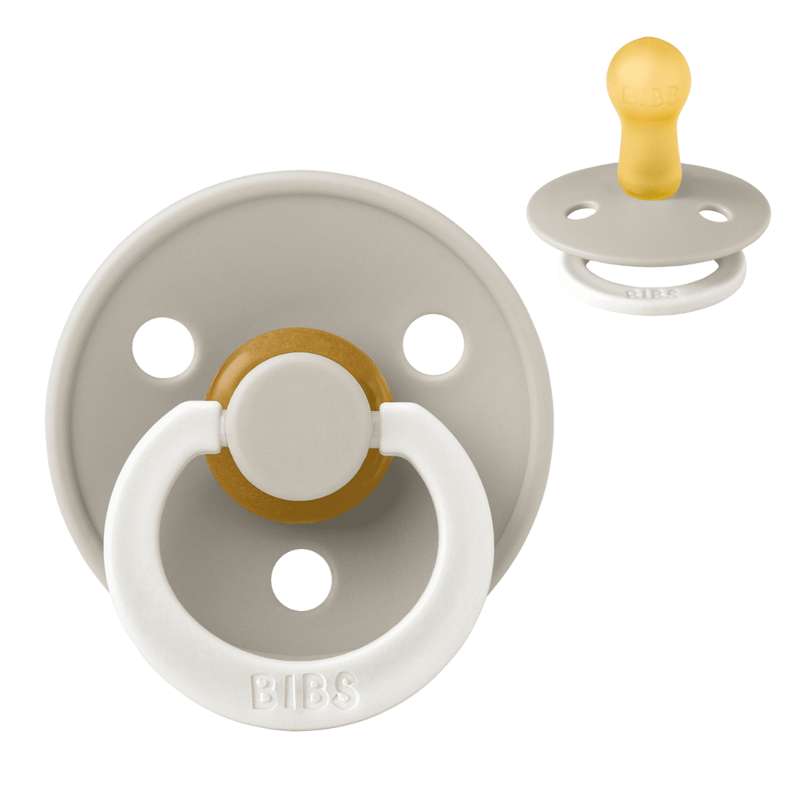Rund Colour Sut   Str. 2   Naturgummi   Glow   Sand fra Bibs