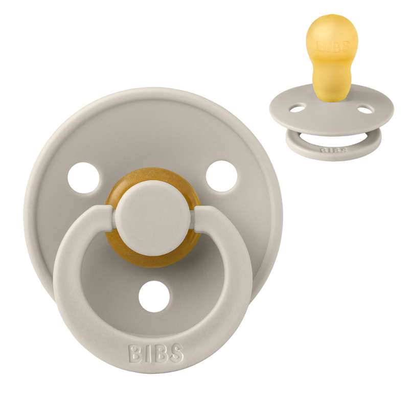 Rund Colour Sut Str. 3 Naturgummi Sand fra Bibs