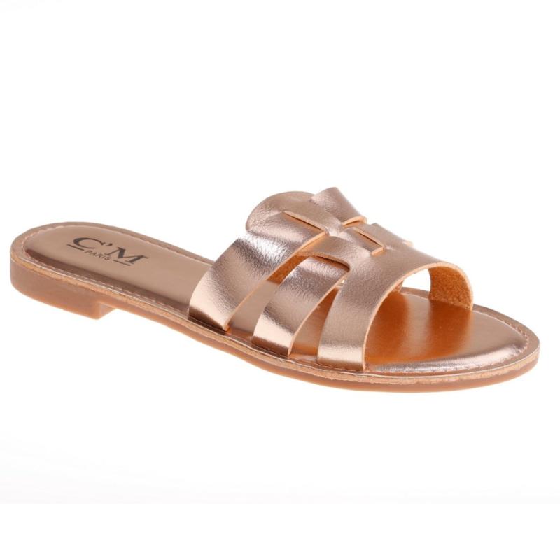 Sina Dame Sandal 5064   Champagne fra Shoes