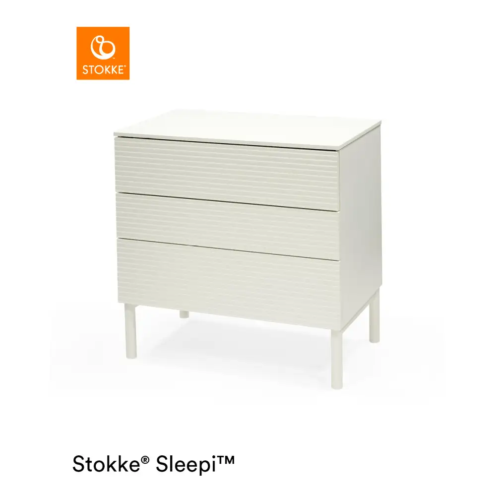 Sleepi Kommode   Hvid fra Stokke