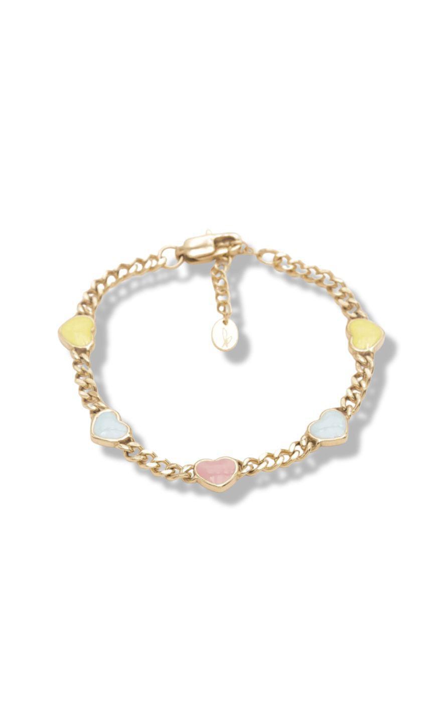 Armbånd   Sydney   Rainbow Hearts fra Smykkeli Copenhagen