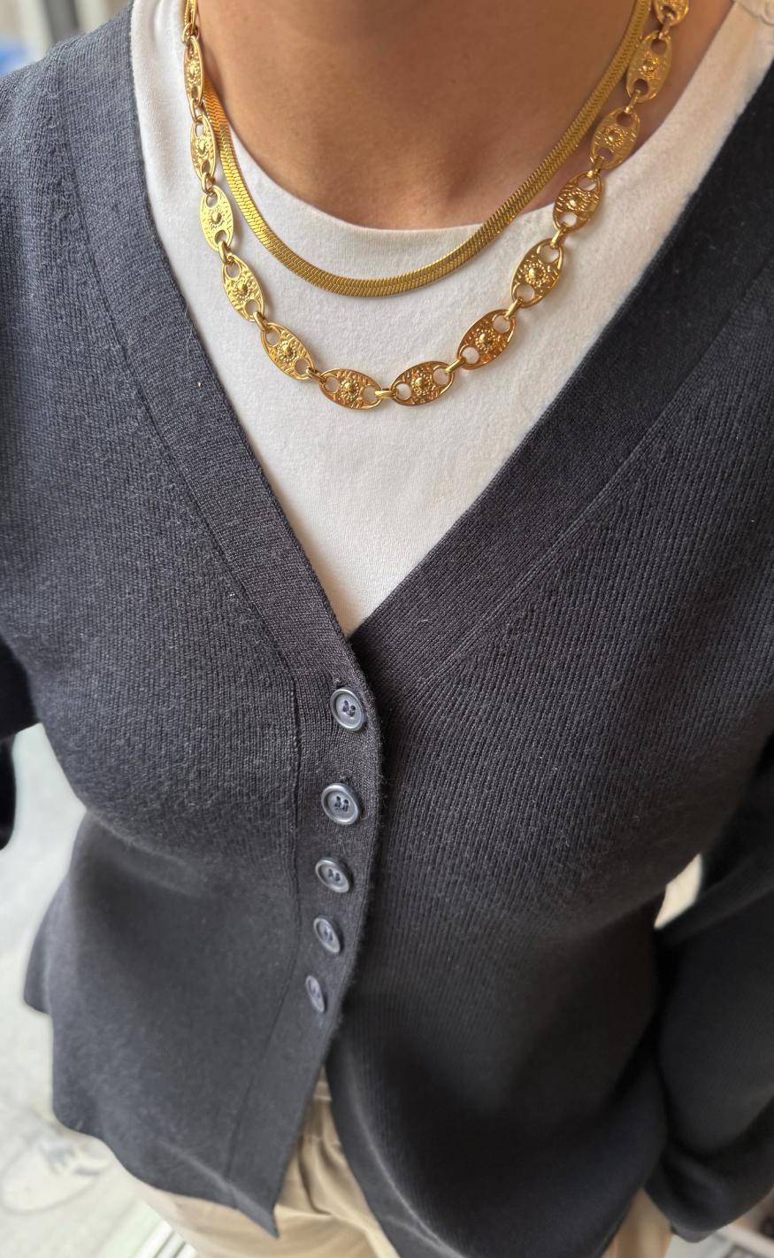 Halskæde   Elisabeth   Gold Colour fra Smykkeli Copenhagen