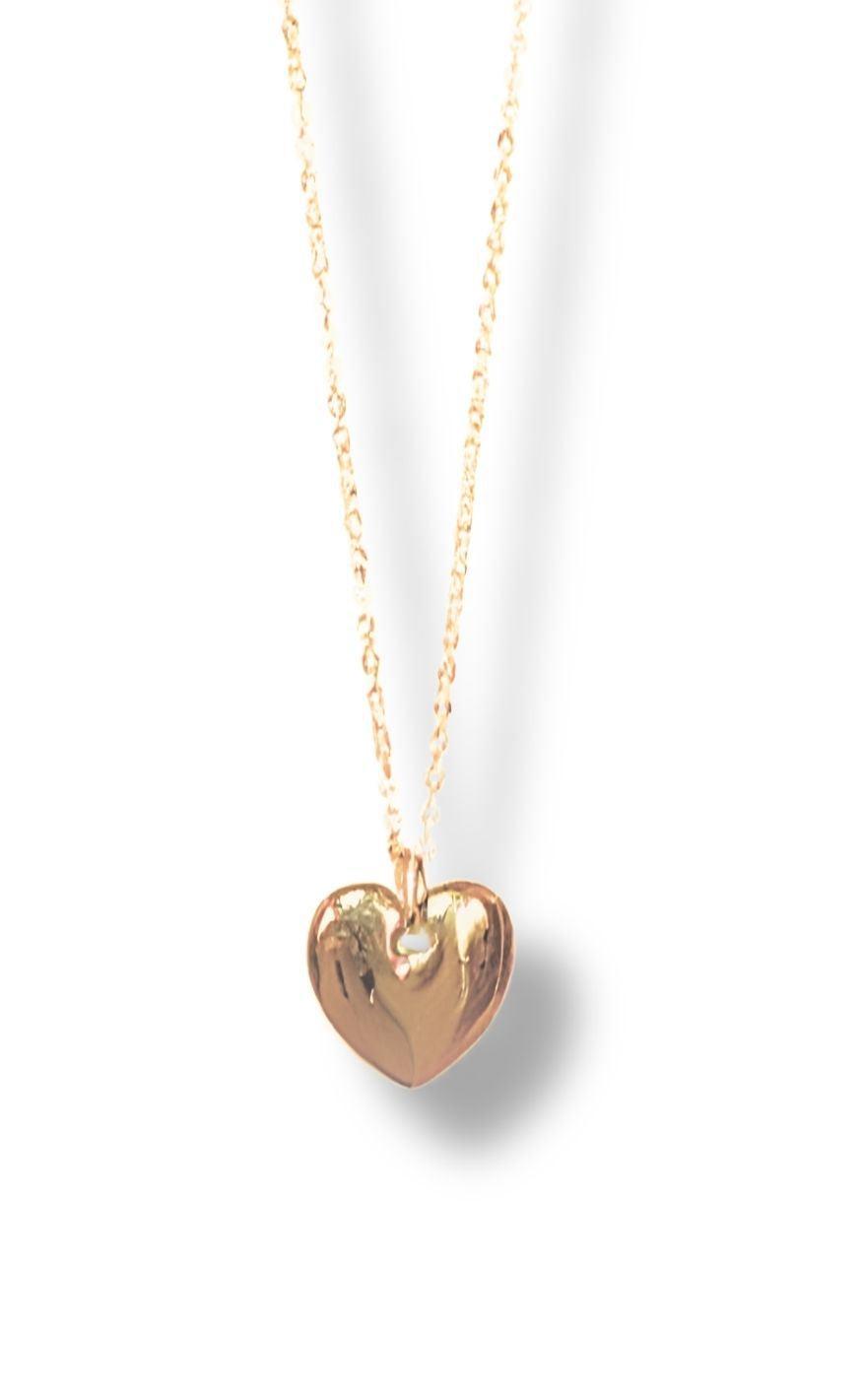 Halskæde   Houston Heart   Gold Colour fra Smykkeli Copenhagen
