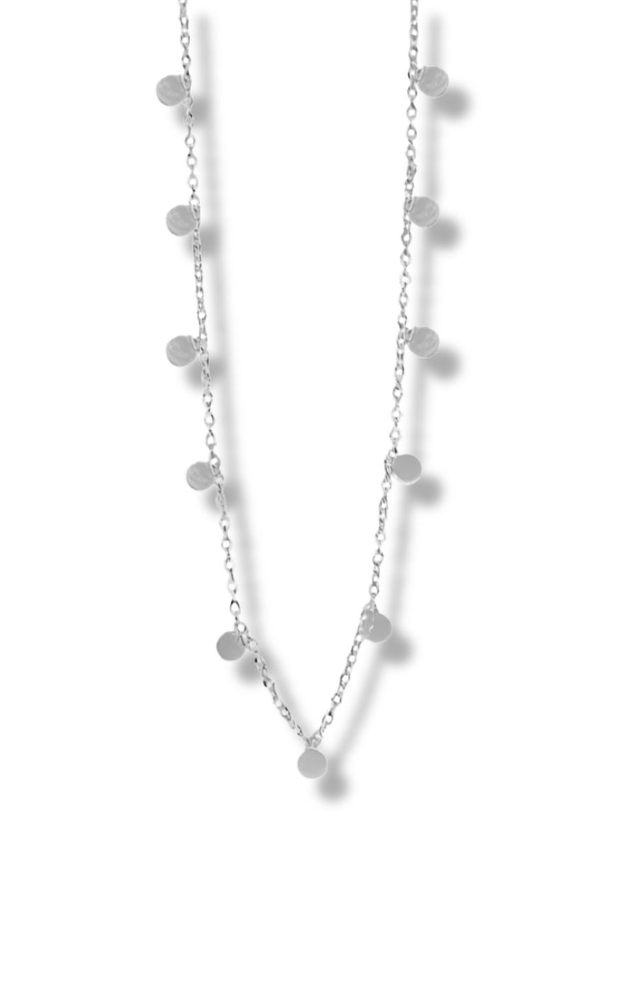 Halskæde   Shiny Drop   Silver Colour fra Smykkeli Copenhagen