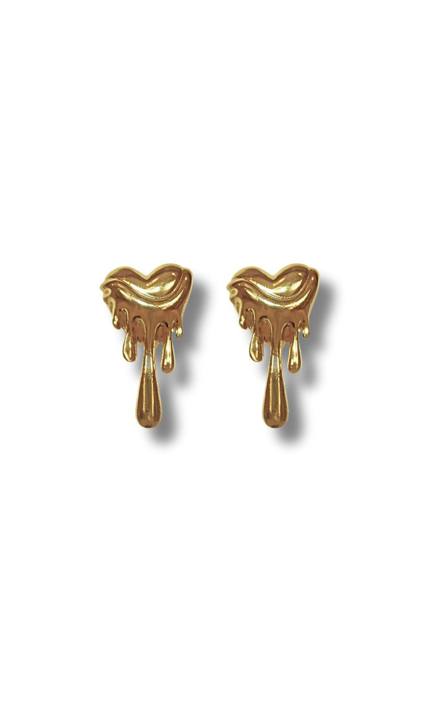 øreringe   Drop   Gold Colour fra Smykkeli Copenhagen