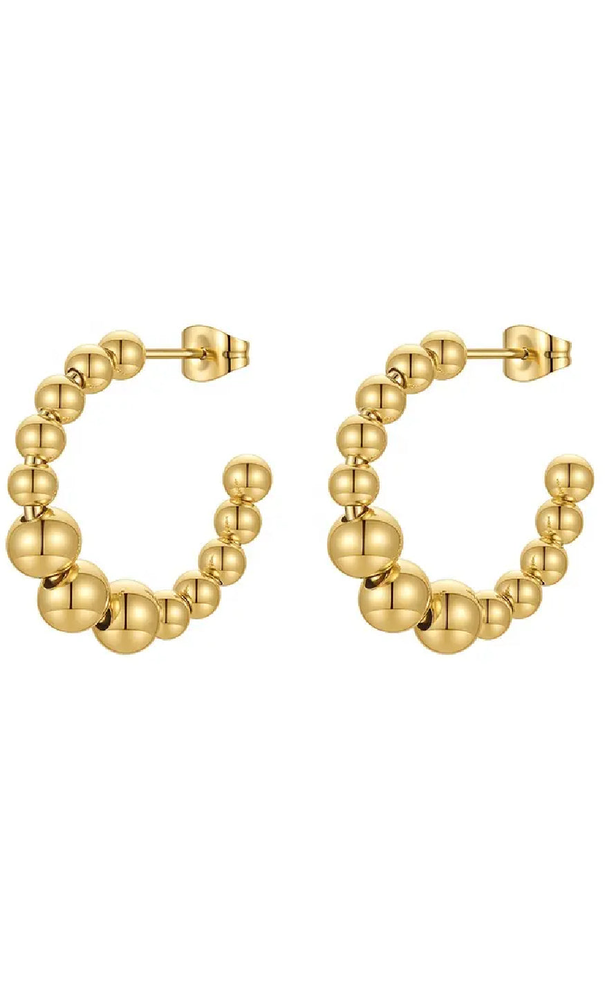 øreringe   Emily   Gold Colour fra Smykkeli Copenhagen