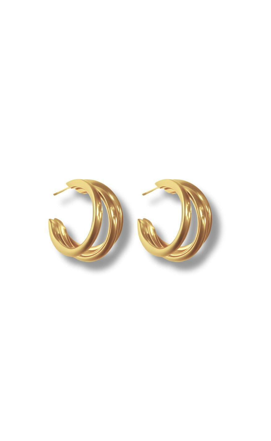 øreringe   Hoops   Sevilla   Gold Colour fra Smykkeli Copenhagen
