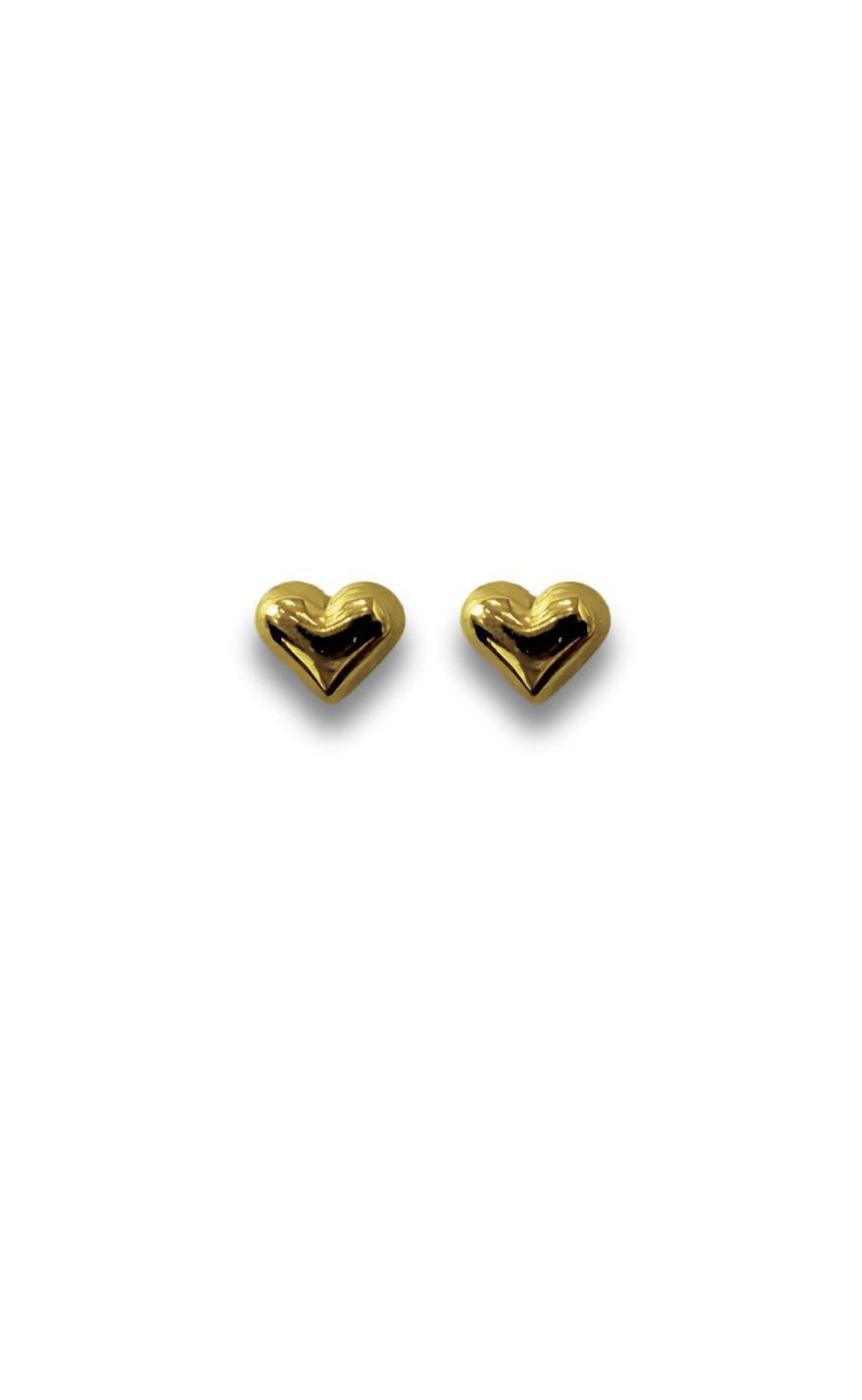 øreringe   Houston Heart   Gold Colour fra Smykkeli Copenhagen