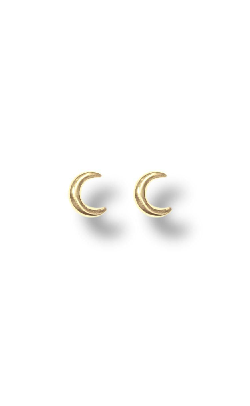 øreringe   Montreal Moon   Gold Colour fra Smykkeli Copenhagen