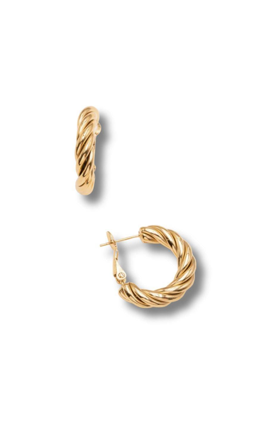 øreringe   San Diego   Gold Colour fra Smykkeli Copenhagen