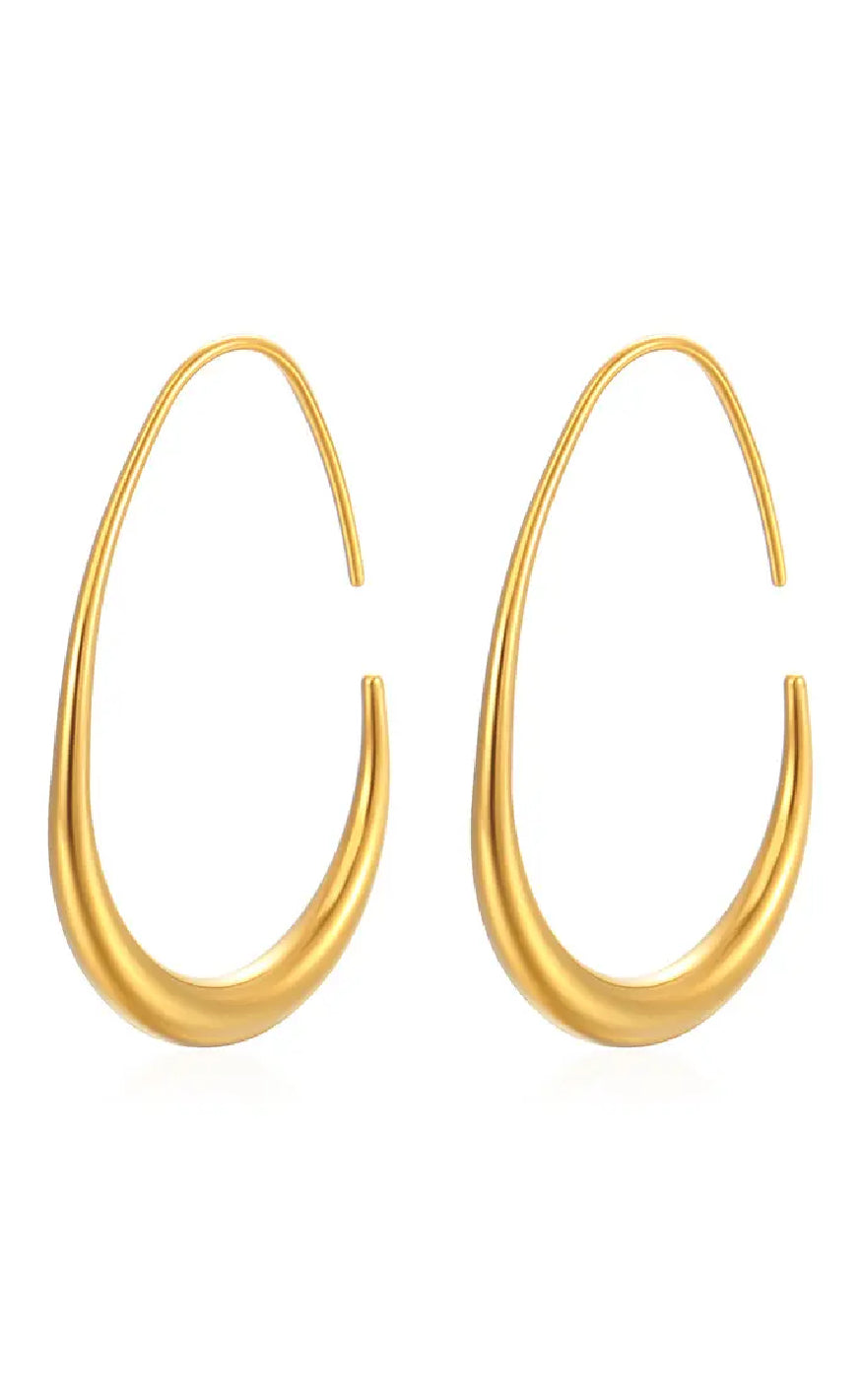 øreringe   Sif   Gold Colour fra Smykkeli Copenhagen