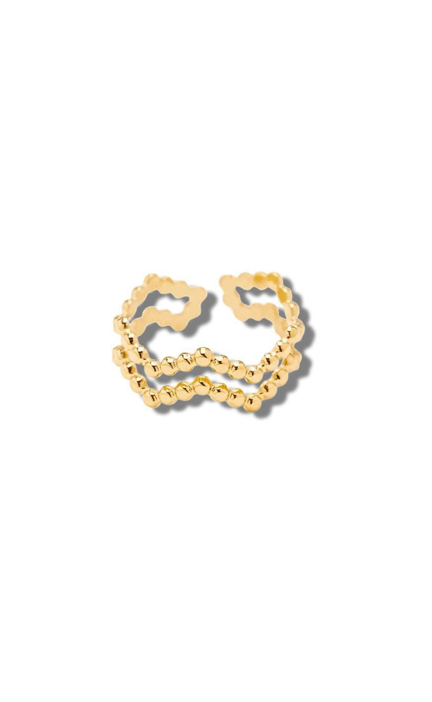 Ring   Bari   Gold Colour fra Smykkeli Copenhagen