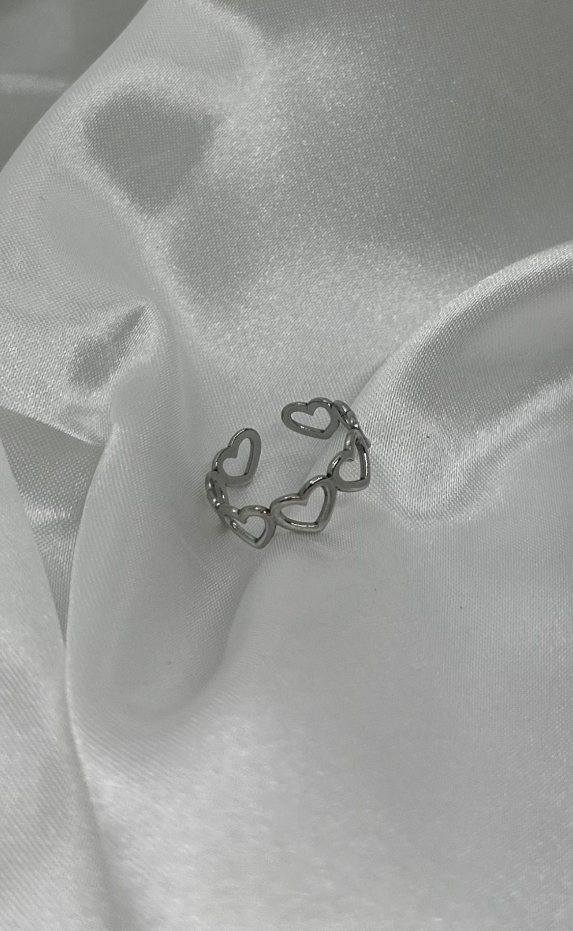 Ring   Berkeley Heart   Silver Colour fra Smykkeli Copenhagen