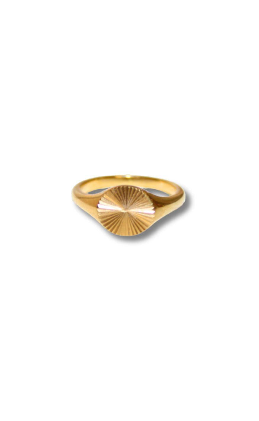 Ring   Brooklyn   Gold Colour fra Smykkeli Copenhagen