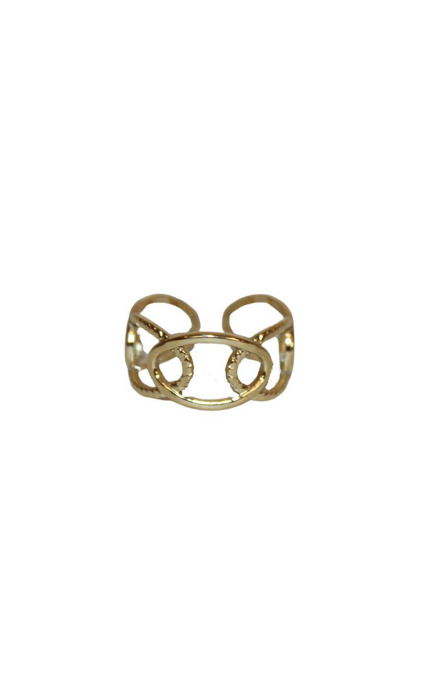 Ring   Svaneke   Gold Colour fra Smykkeli Copenhagen