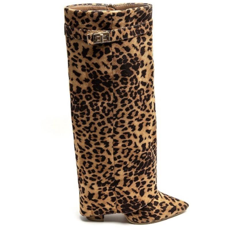 Sof Dame Støvler 9501a   Leopard fra Shoes