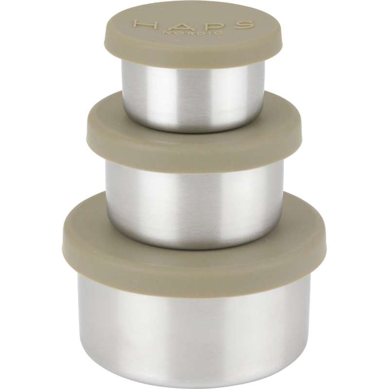 Steel Trio Madbeholdere   Olive fra Haps Nordic