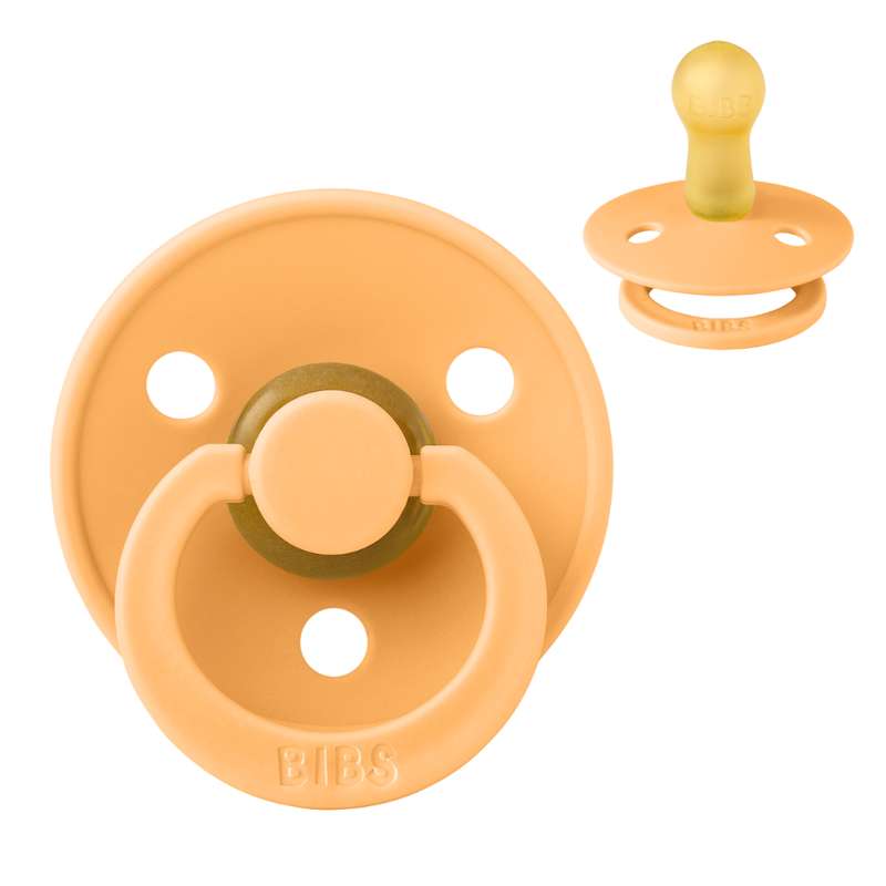 Rund Colour Sut   Str. 2   Naturgummi   Sunkissed fra Bibs