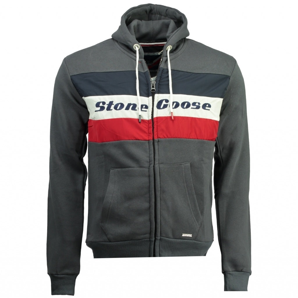 Sweatshirt Stone Goose Herre Fagoose   Dark Grey fra Geographical Norway