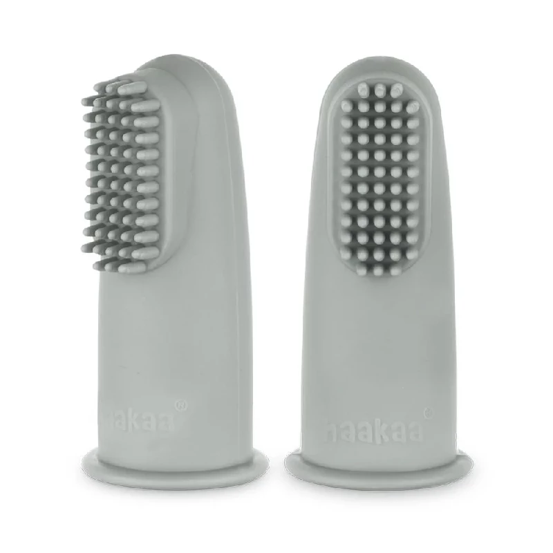 Fingertandbørste   Grey fra Haakaa