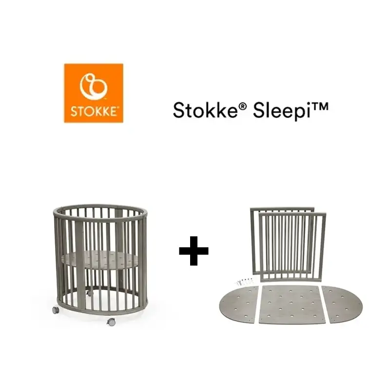 Sleepi V3 Inkl. Forlænger   Grå fra Stokke