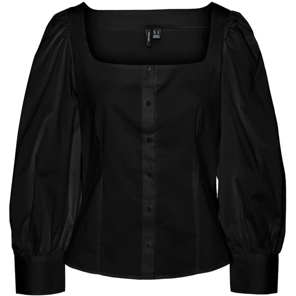Dame Bluse Vmfriba   Black fra Vero Moda