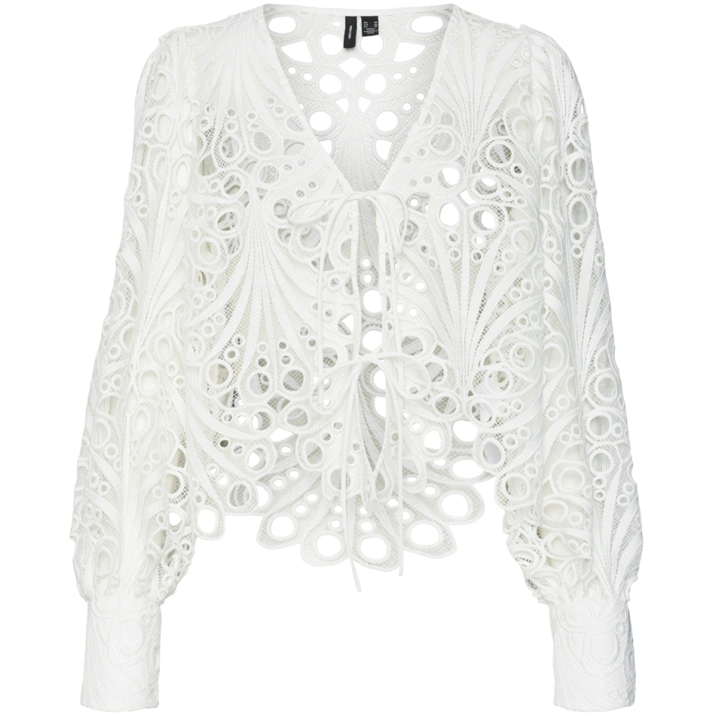 Dame Bluse Vmnikki Snow White fra Vero Moda