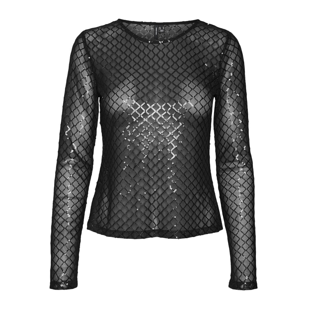 Dame Bluse Vmsafina   Black fra Vero Moda