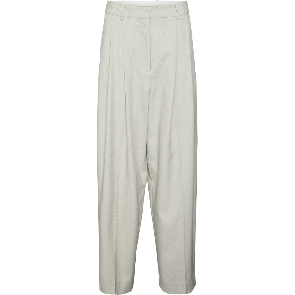 Dame Bukser Vmomari   Light Grey Melange fra Vero Moda
