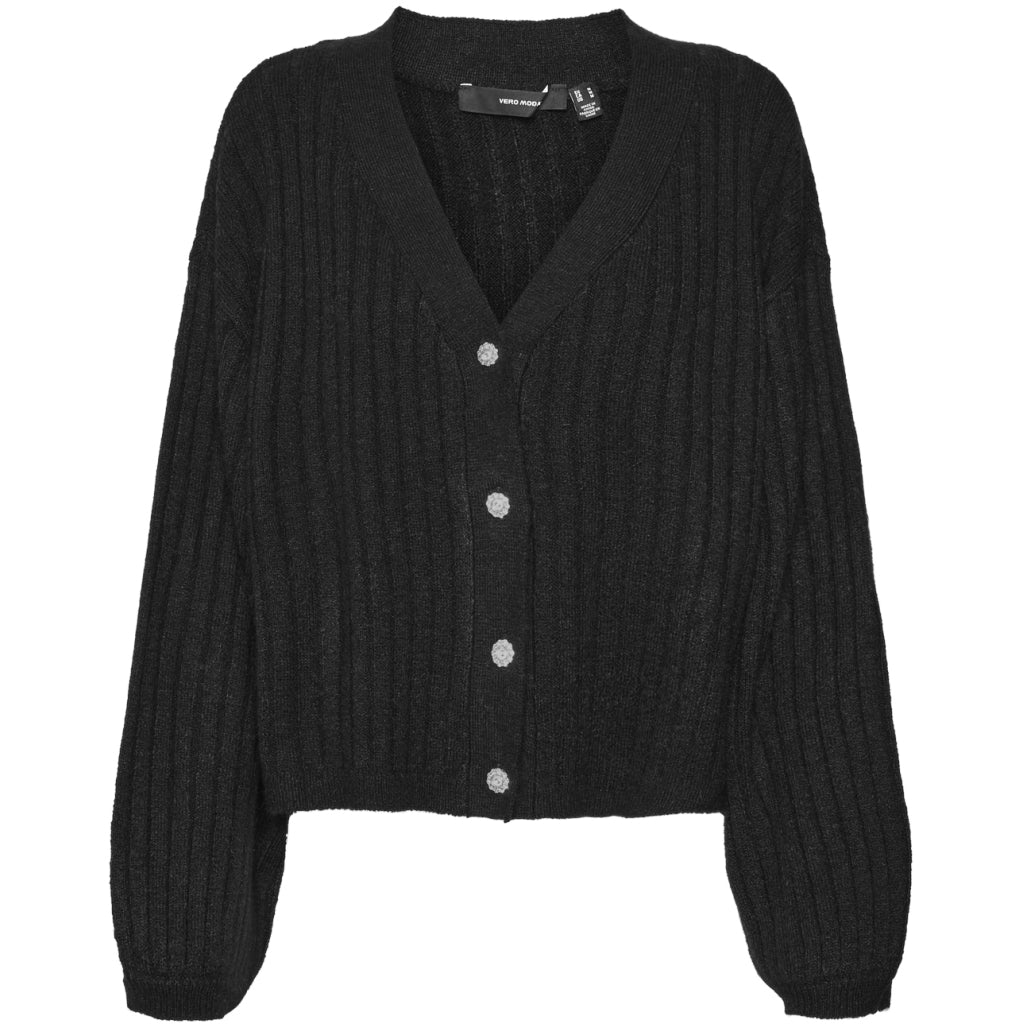 Dame Cardigan Vmelya   Black fra Vero Moda