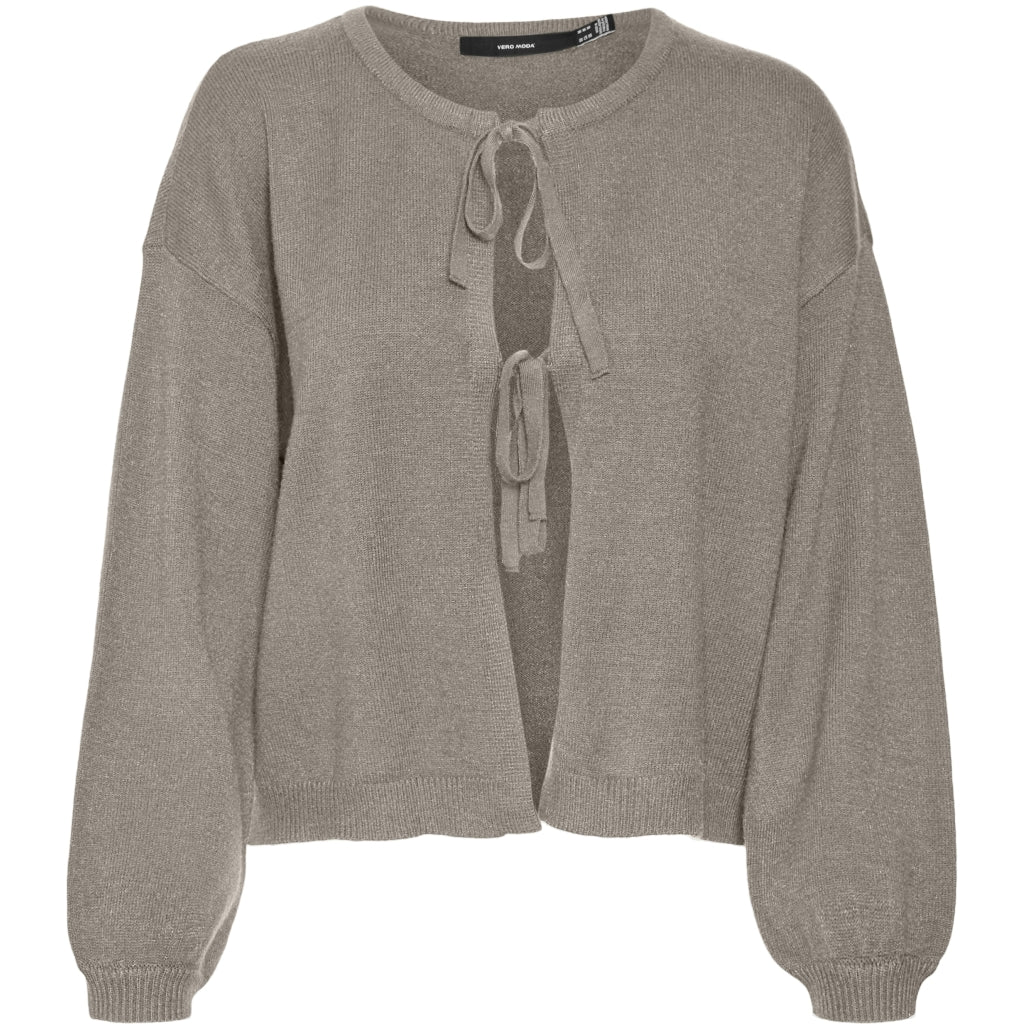 Dame Cardigan Vmhollykaris   Moon Rock Melange fra Vero Moda