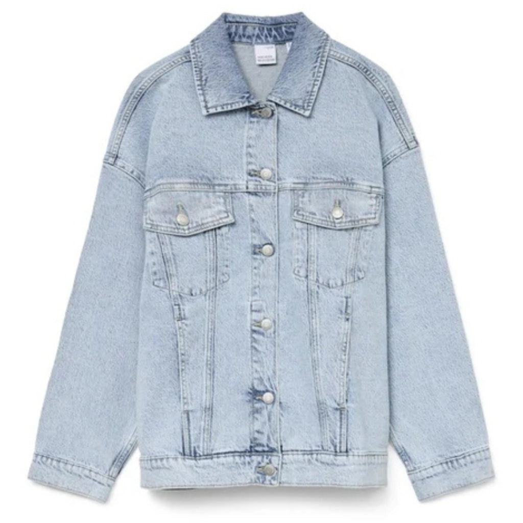 Dame Jakke Vmtessa   Light Blue Denim Detail Ra339 fra Vero Moda
