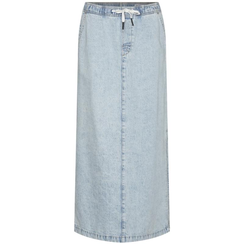 Dame Nederdel Vmhamson   Light Blue Denim fra Vero Moda