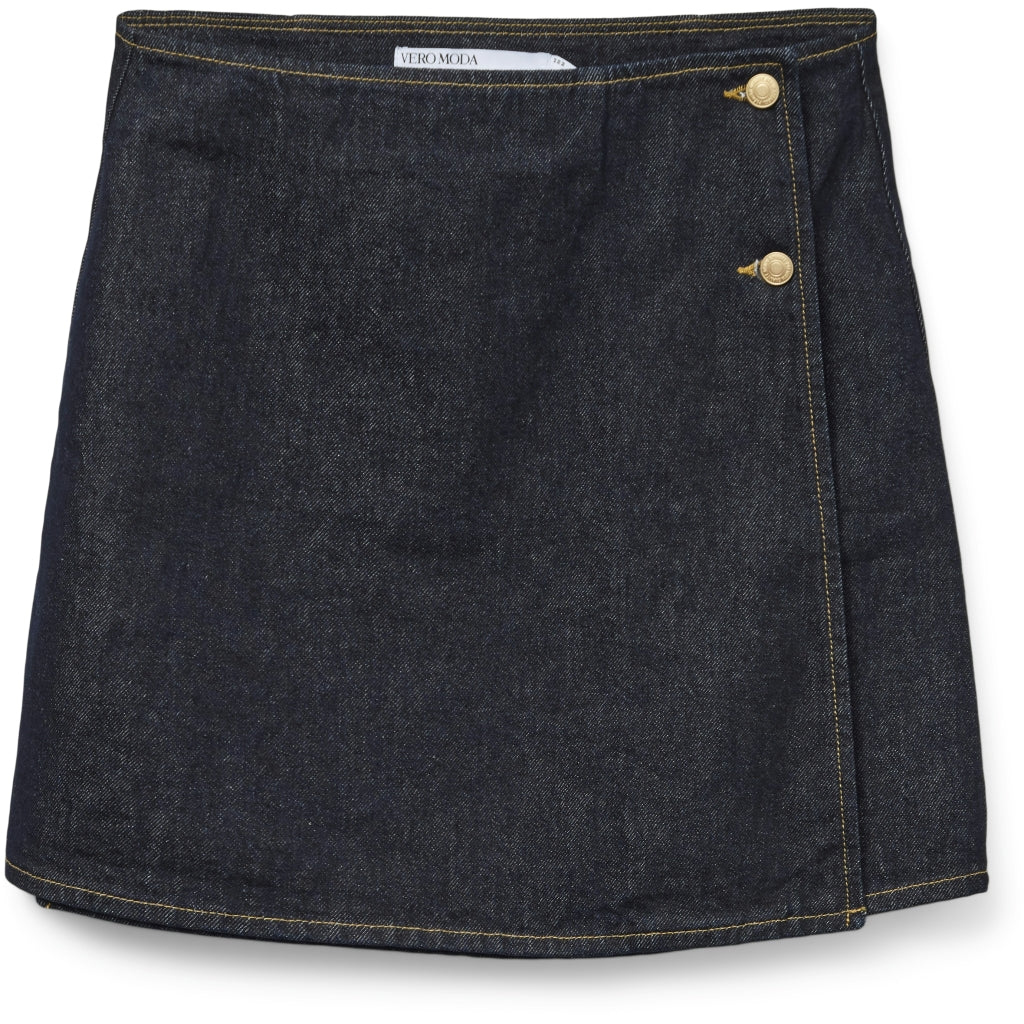 Dame Nederdel Vmtabitha   Dark Blue Denim fra Vero Moda