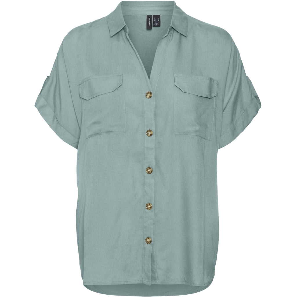 Dame Skjorte Vmbumpy   Gray Mist fra Vero Moda