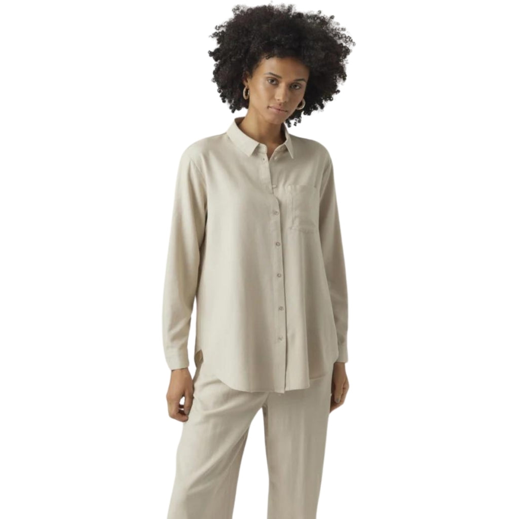 Dame Skjorte Vmmymilo Silver Lining fra Vero Moda