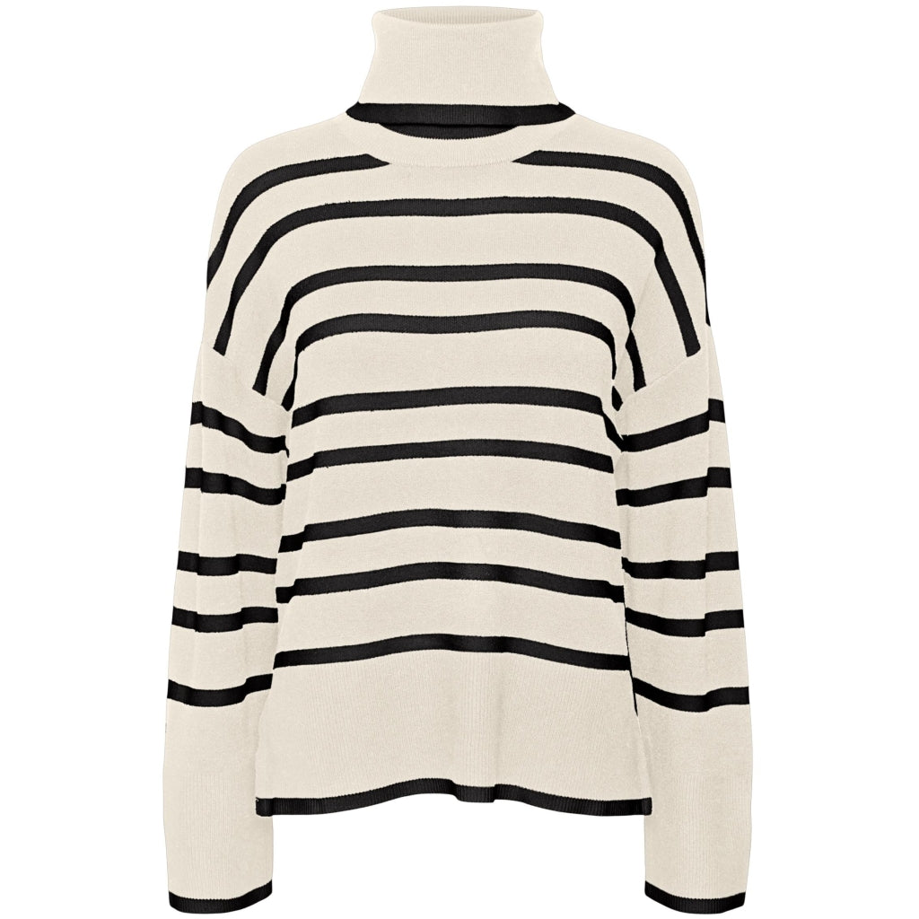 Dame Strik Vmsaba Birch Black fra Vero Moda