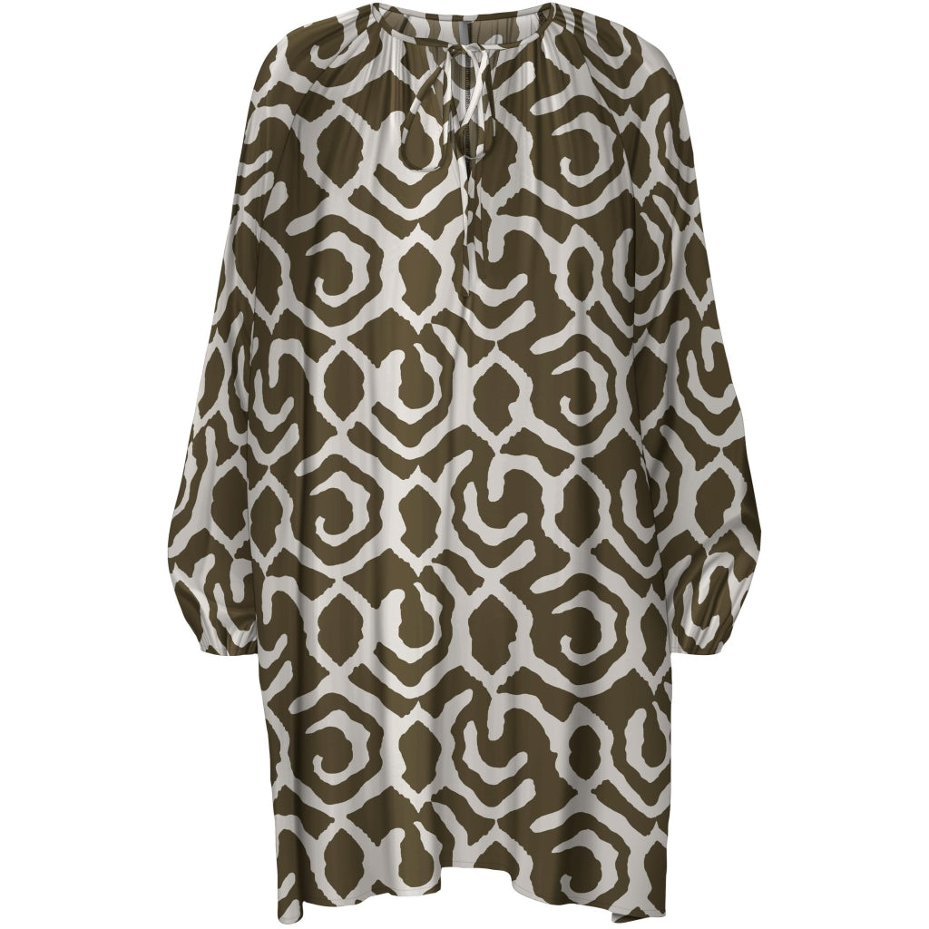 Dame Tunika Vmiris   Dark Olive Graphic Pumice Stone fra Vero Moda