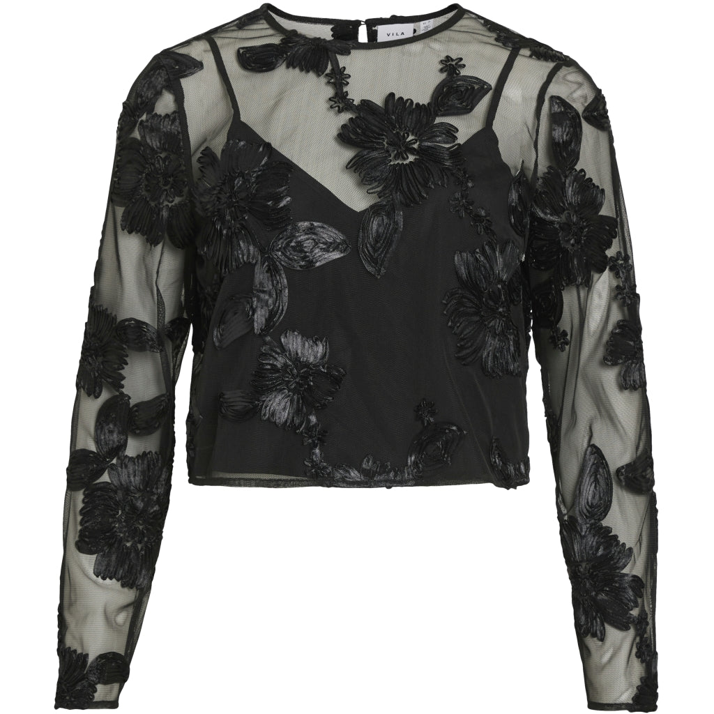 Dame Bluse Vistelle   Black Beauty fra Vila