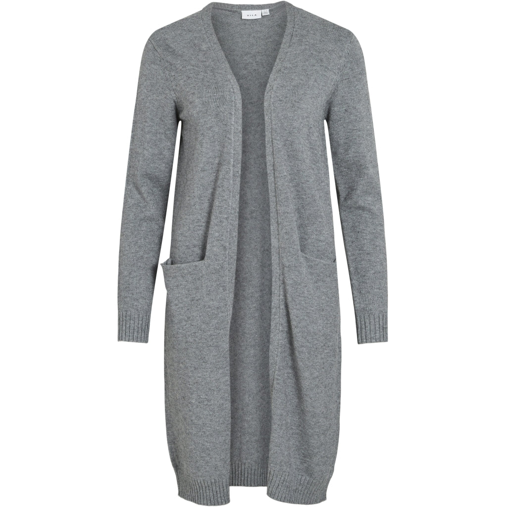 Dame Cardigan Viril   Medium Grey Melange fra Vila