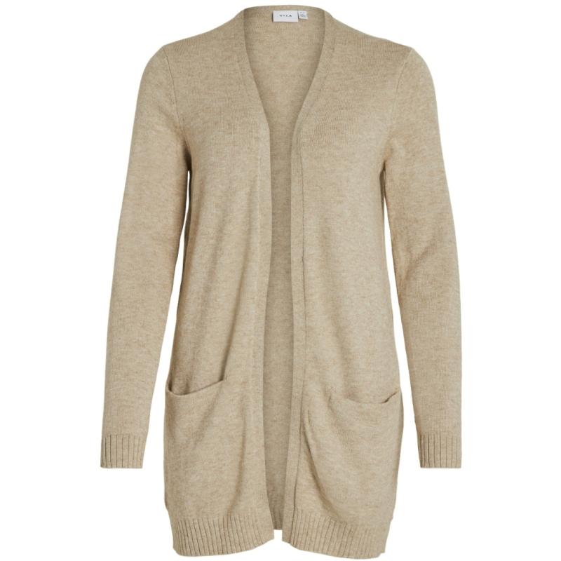 Dame Cardigan Viril   Natural Melange fra Vila