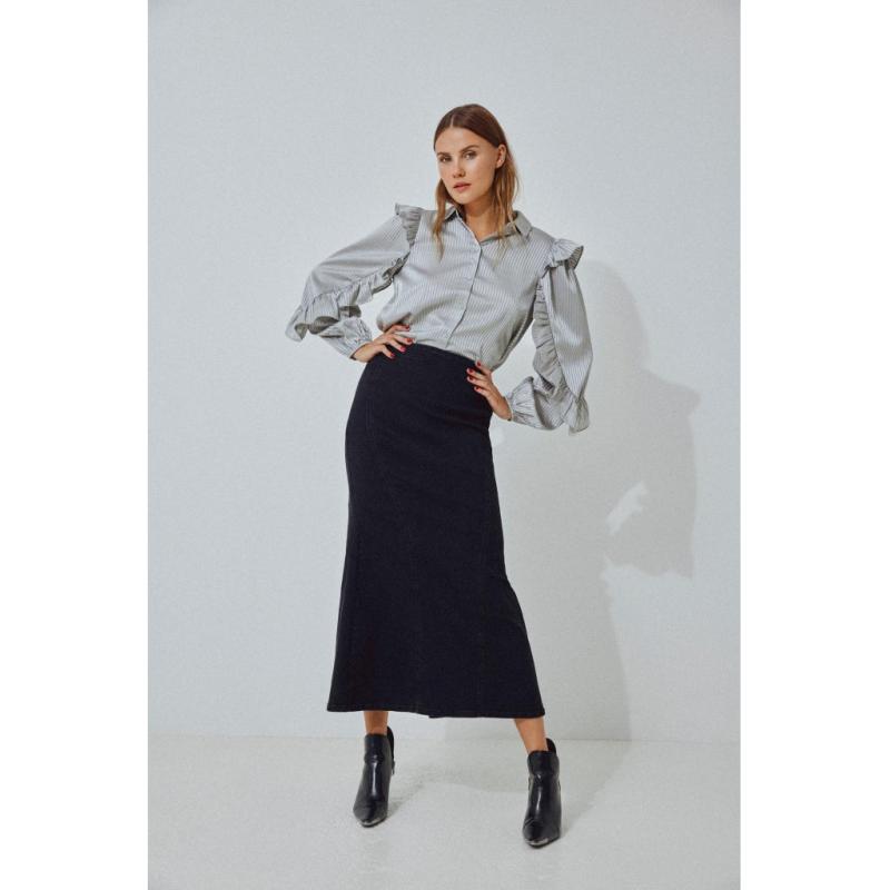 Dame Nederdel Vidiana   Black fra Vila