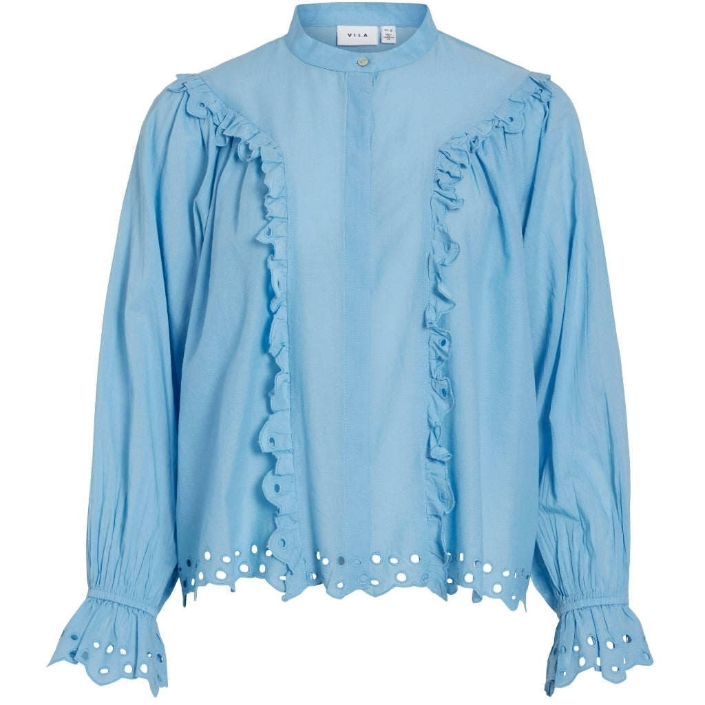 Dame Skjorte Vianglassi   Blissful Blue fra Vila