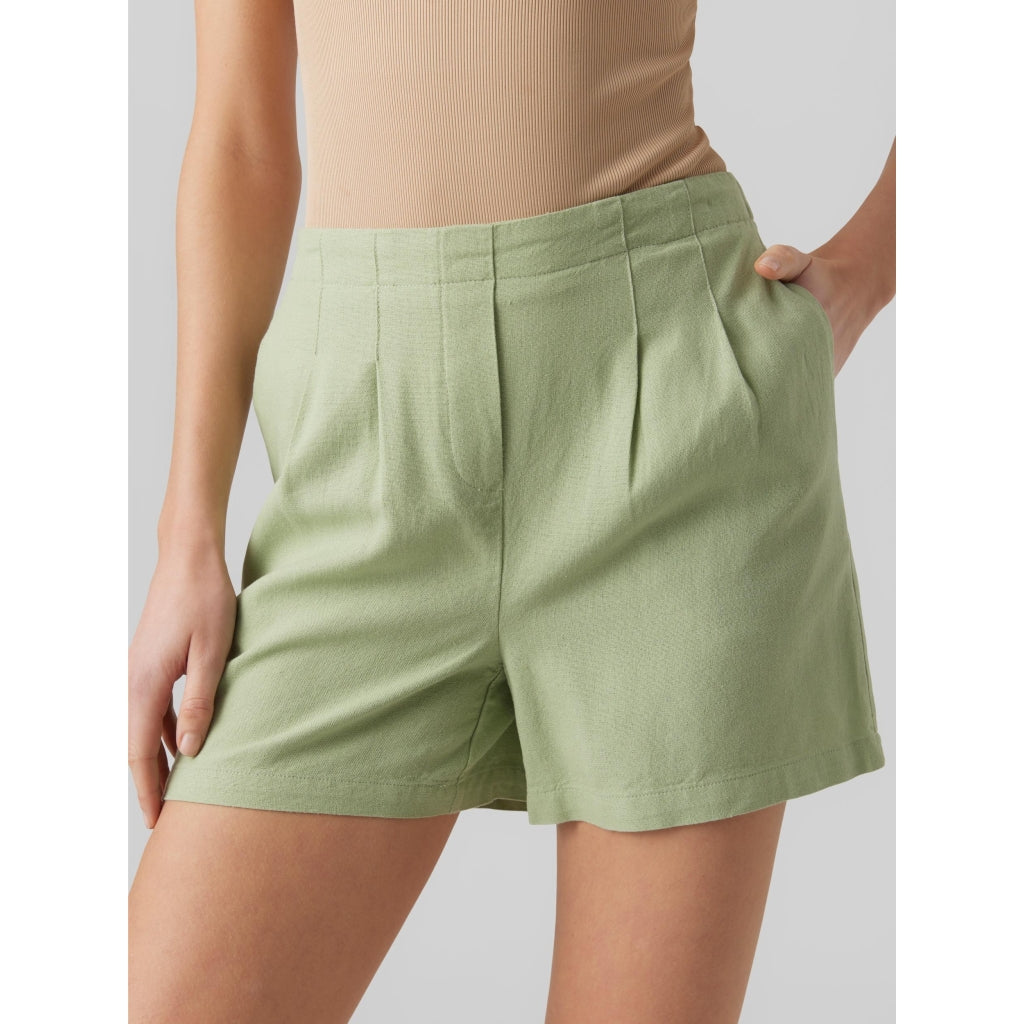 Vmjesmilo Hw Shorts Wvn Ga Noos   Reseda fra Vero Moda
